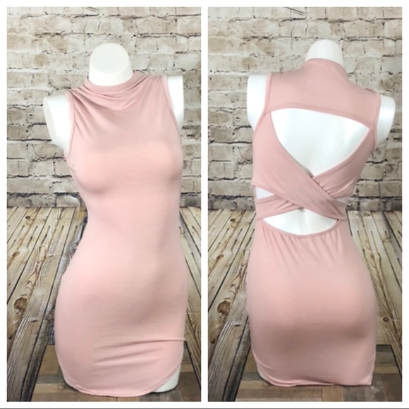 Forever 21 Dresses & Skirts - Blush sexy cut out dress size small NWOT